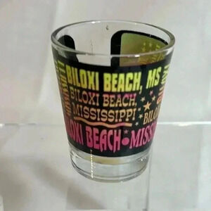 Shot glass: Biloxi Beach Mississippi 90’s‎